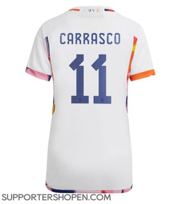 Belgien Yannick Carrasco #11 Borta Matchtröja Dam VM 2022 Kortärmad